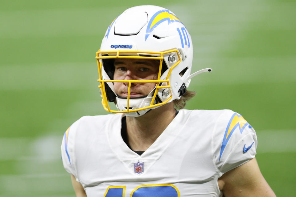 Justin Herbert of the Los Angeles Chargers