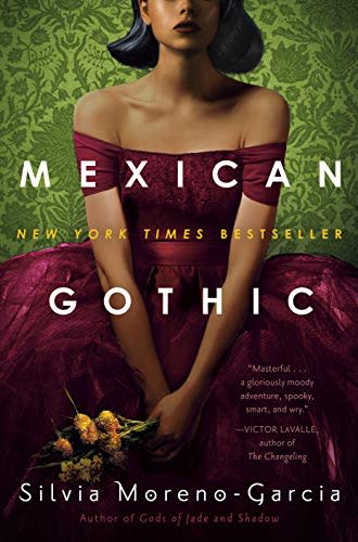 Published in 2020, "Mexican Gothic" is a gothic horror novel by Silvia Moreno-Garcia centering on a young woman investigating her cousin's claims that her husband is trying to murder her.