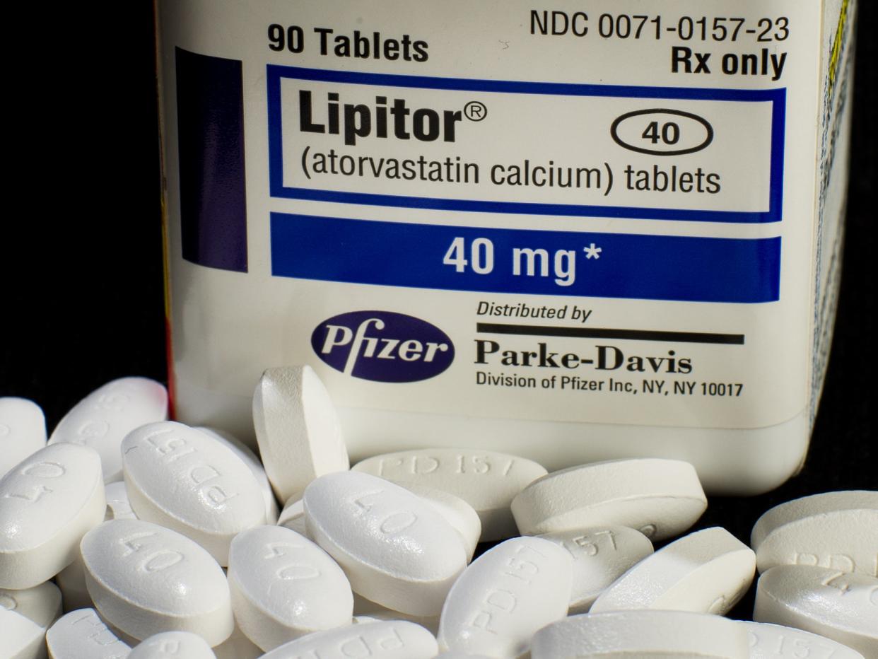 The most popular statin is atorvastatin, also known as Lipitor, which in 2003 became the best-selling pharmaceutical in history (AFP via Getty Images)