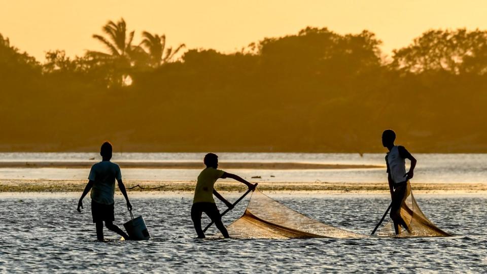 Pescadores en La Guajira