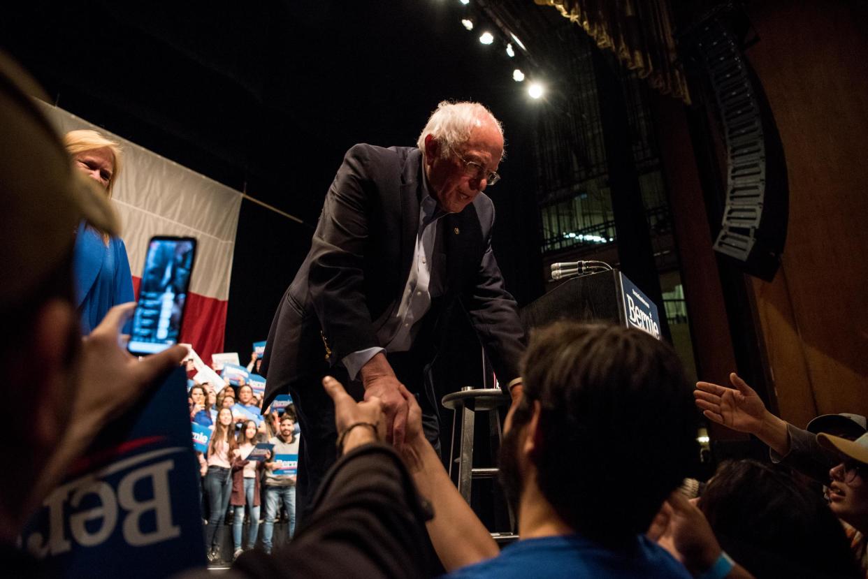 Such was his confidence, Senator was already campaigning in Texas when victory announced: Getty