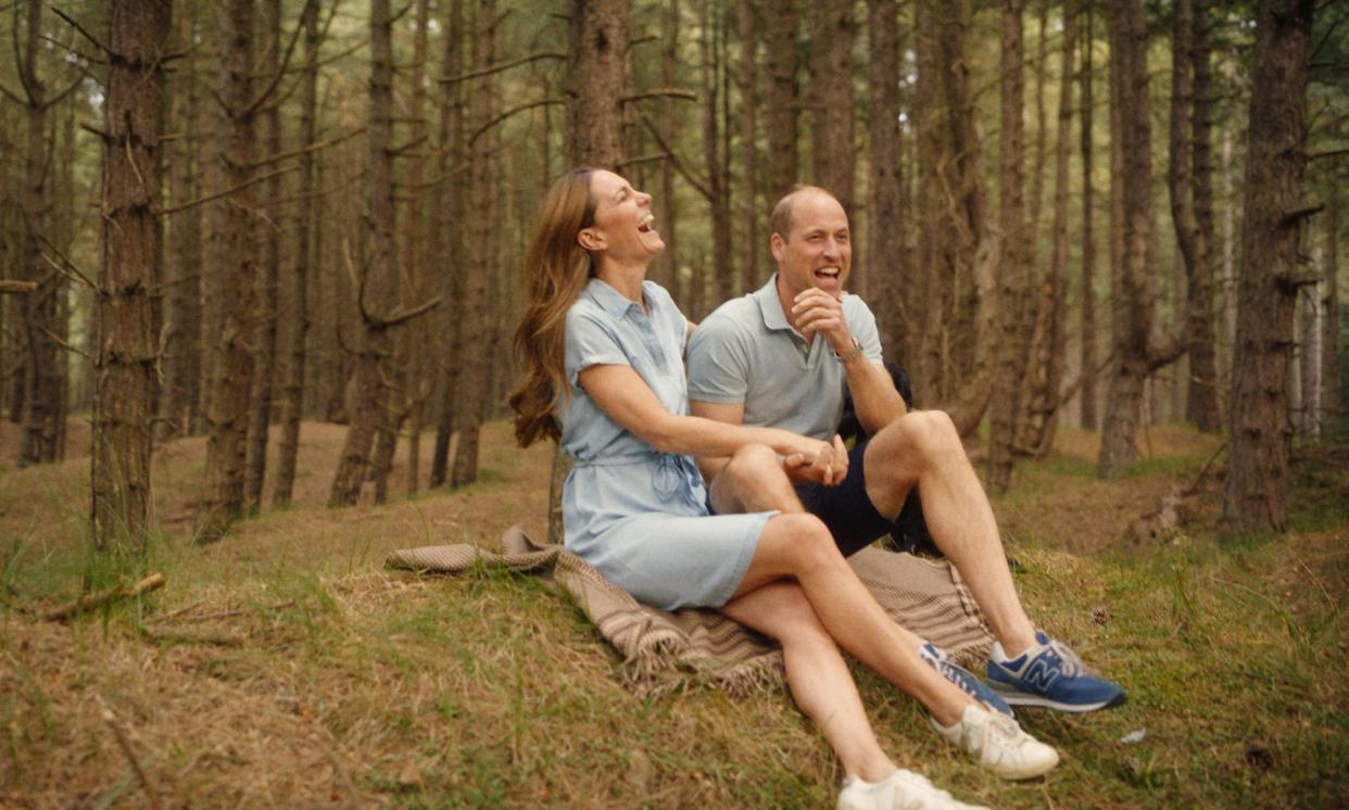 <span>A handout photo provided by Kensington Palace of the Princess and Prince of Wales.</span><span>Photograph: Will Warr/Kensington Palace/PA</span>