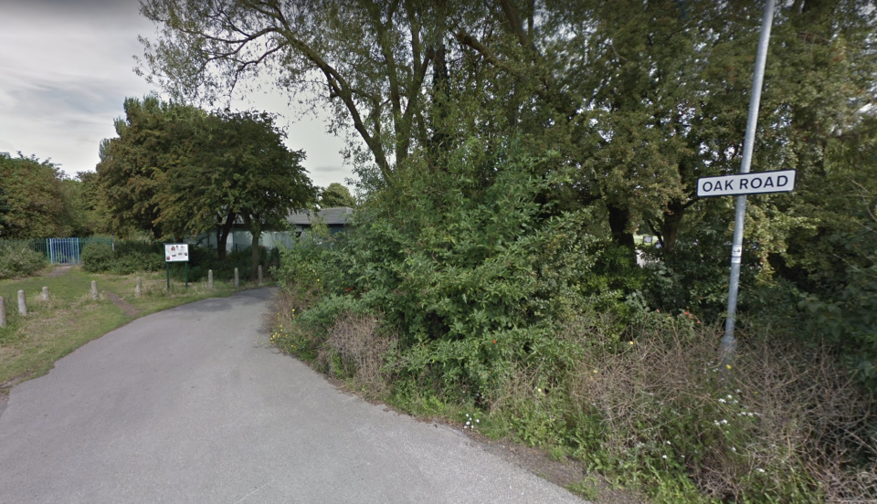 An entrance to Oak Road Playing Fields in Hull, where the prosecution says Libby Squire was raped and murdered two years ago. (Google Maps)