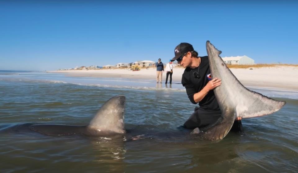 The impressive feat was captured on video, which was posted on YouTube. Youtube/Coastal Worldwide