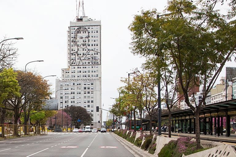 El edificio de Obras Públicas, donde funciona el Ministerio de Salud de la Nación