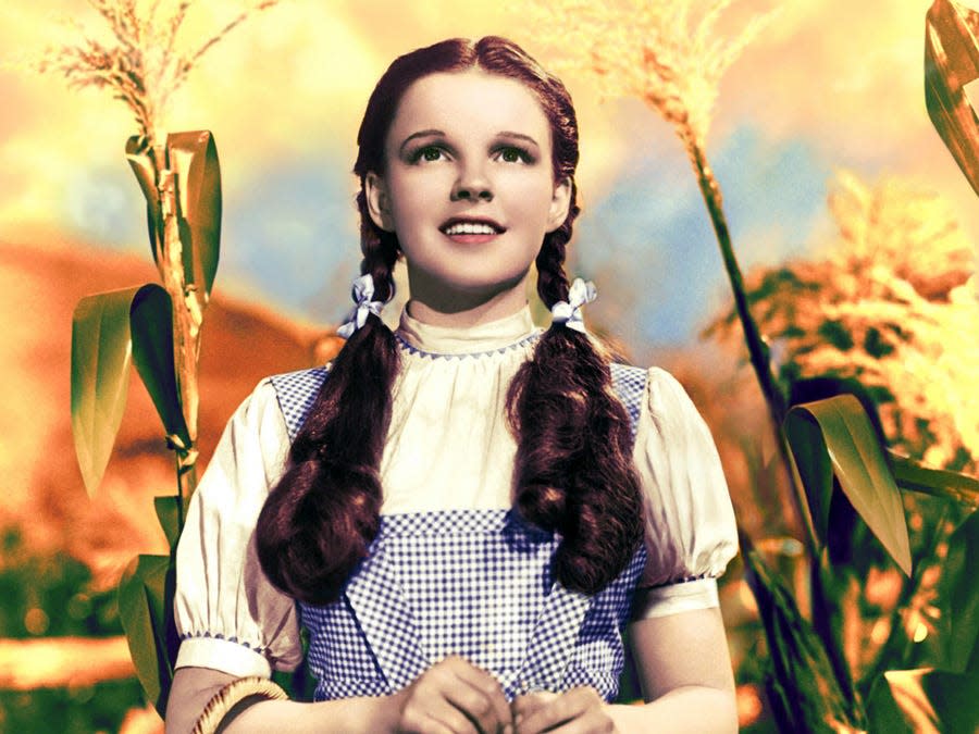 Judy Garland as Dorothy in "The Wizard of Oz."