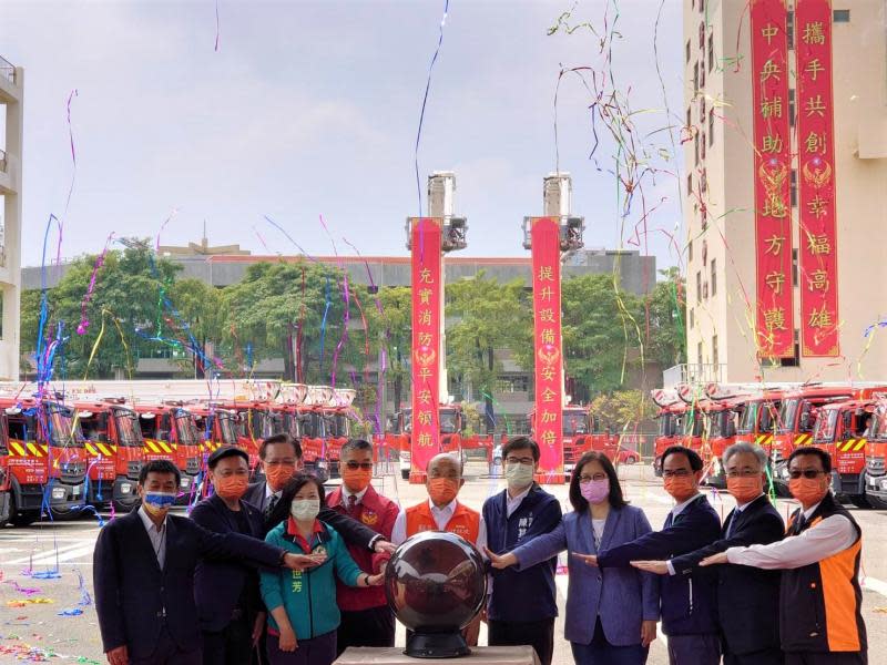 補助高市汰換消防車　蘇貞昌親出席交車典禮