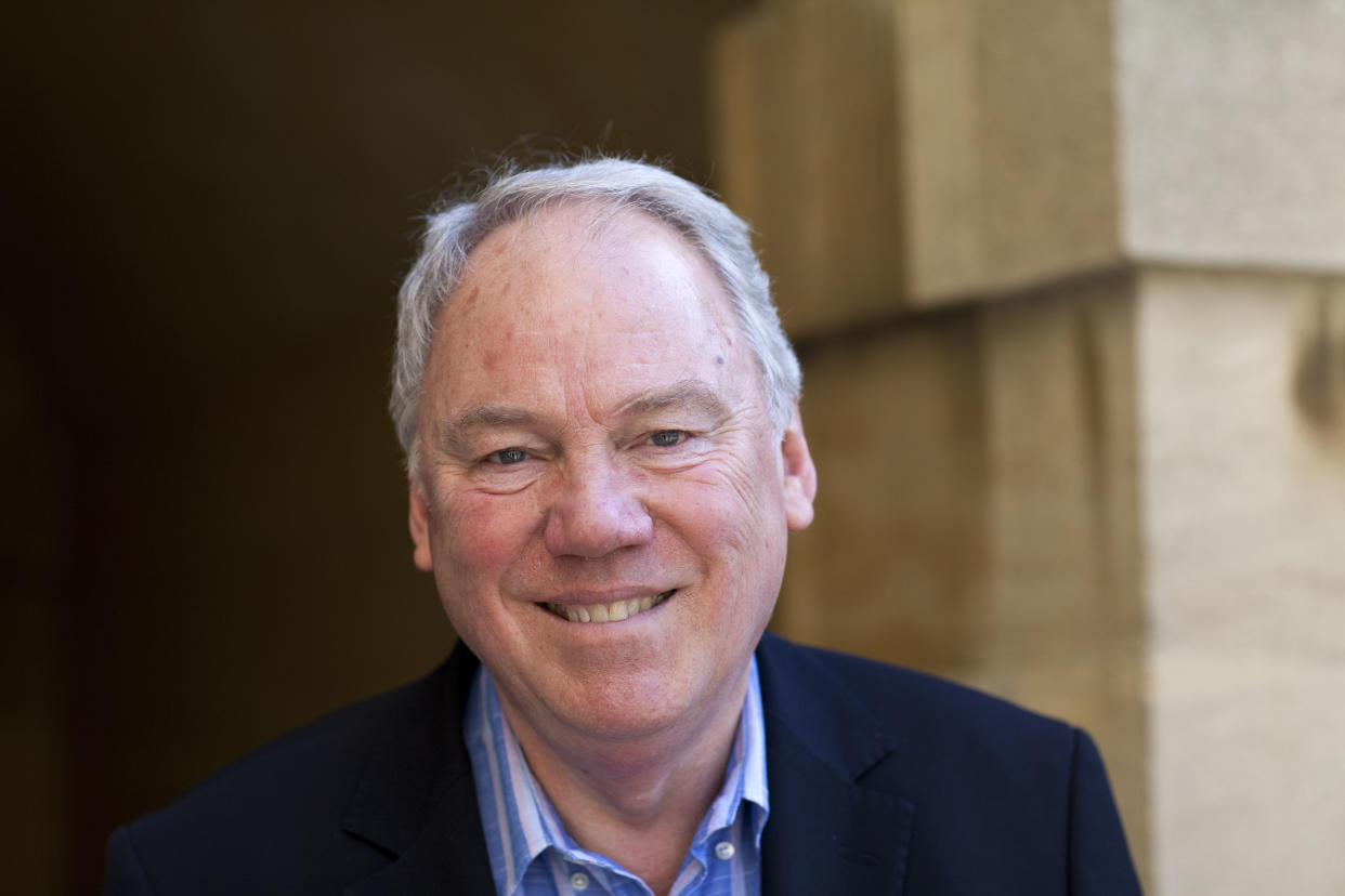 OXFORD, UNITED KINGDOM - APRIL 09:  News Broadcaster Peter Sissons poses for a portrait at the Oxford Literary Festival on April 9, 2011 in Oxford, England. (Photo by David Levenson/Getty Images)