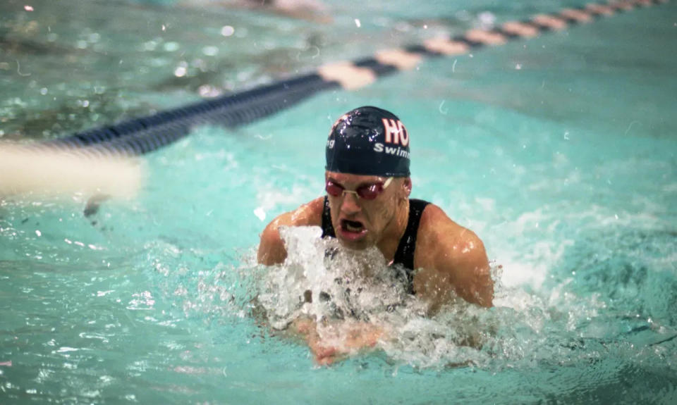 Hope swimmer Josh Boss won seven NCAA titles.