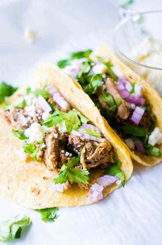 <p>Pressure Cooking Today</p><p>Carnitas made in an Instant Pot come out flavorful, moist and perfectly tender every time, and in minutes, not hours!</p><p><strong>Get the recipe: <a href="https://www.pressurecookingtoday.com/pressure-cooker-green-chile-pork-carnitas/" rel="nofollow noopener" target="_blank" data-ylk="slk:Pressure Cooker Green Chile Pork Carnitas;elm:context_link;itc:0;sec:content-canvas" class="link rapid-noclick-resp">Pressure Cooker Green Chile Pork Carnitas</a></strong></p><p><strong>Related: <a href="https://parade.com/1013599/kristamarshall/easy-crock-pot-recipes-for-cinco-de-mayo/" rel="nofollow noopener" target="_blank" data-ylk="slk:42 Best Crock Pot Mexican Recipes;elm:context_link;itc:0;sec:content-canvas" class="link rapid-noclick-resp">42 Best Crock Pot Mexican Recipes</a></strong></p>