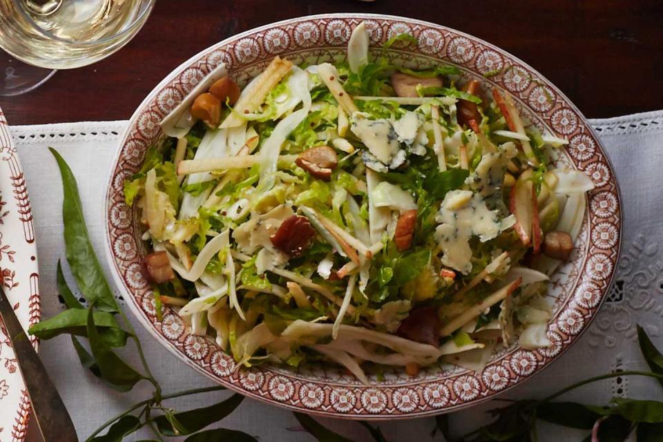 29) Shaved Brussels Sprout-and-Chestnut Salad