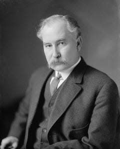 Albert Bacon Fall was a United States senator from New Mexico and Secretary of the Interior under President Warren G. Harding who became infamous for his involvement in the Teapot Dome scandal.