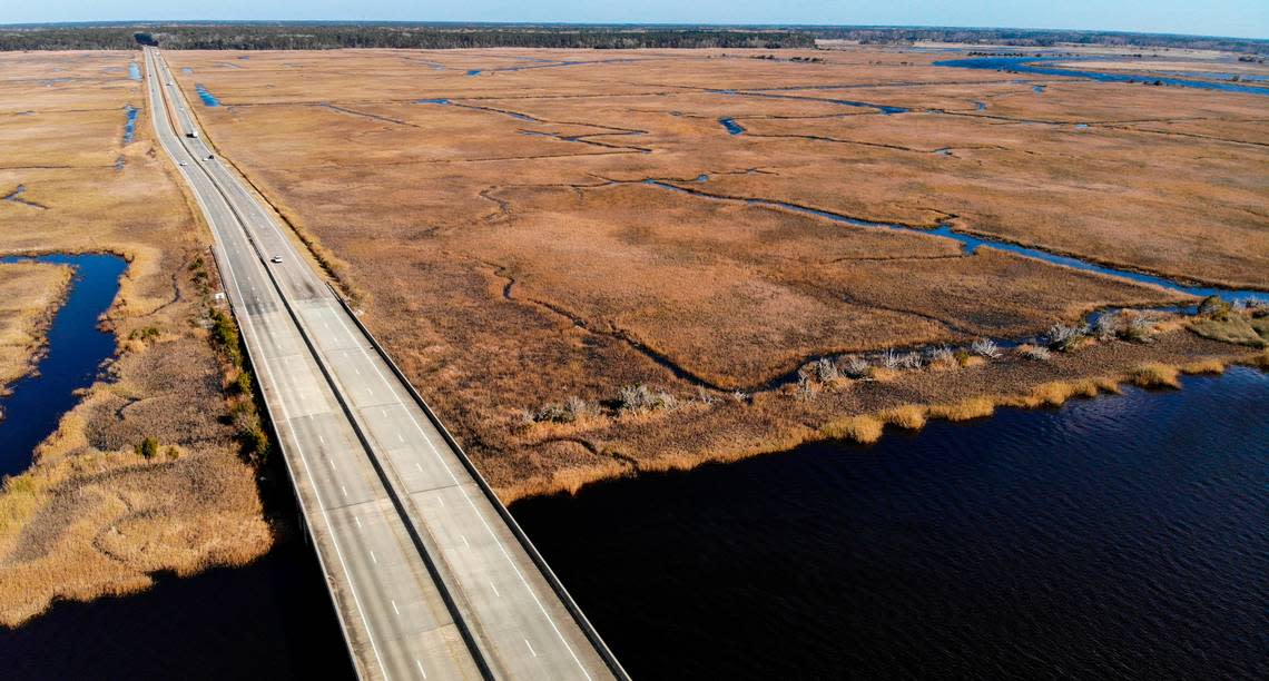 Those driving over the Combahee River on the Harriet Tubman Bridge on the border of Beaufort and Colleton counties likely think they’re looking at the golden marshes of the Lowcountry. In actuality they are former rice fields that enslaved Africans dug in the Antebellum years. Ernie Wiggers, recently retired CEO and President at Nemours Wildlife Foundation in Yemassee, S.C., said the giveaway are straight ditches, dug by hand, that allowed even-flow flooding of the rice fields.