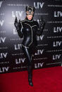 <p>Kim's Catwoman costume puts the <em>ow, ow</em> in meow.</p>