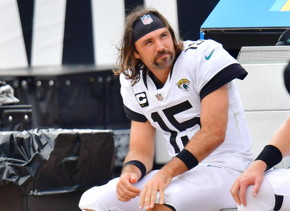 Gardner Minshew of the Jacksonville Jaguars