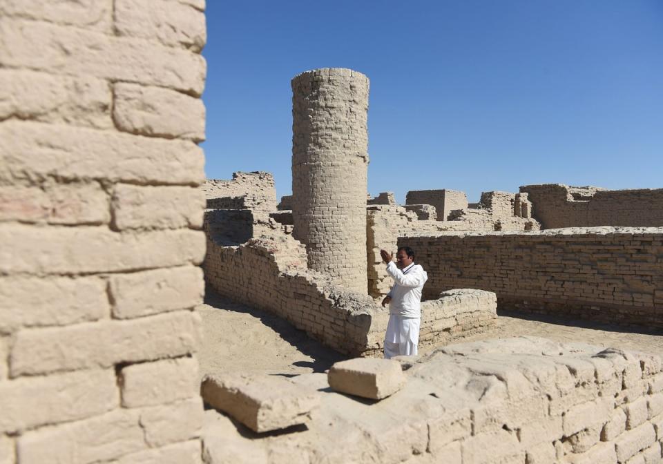 Once the centre of a powerful civilisation, Mohenjo-daro was one of the world’s earliest cities -- a Bronze Age metropolis boasting flush toilets and a water and waste system to rival modern standards (AFP/Getty)