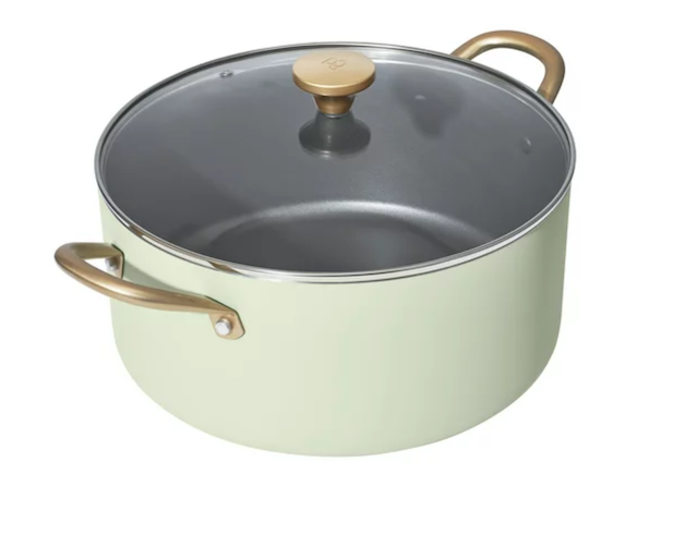 Saucepan 8 Quart Stock Pot Cookware Sesame Drew Dutch Oven Cooking