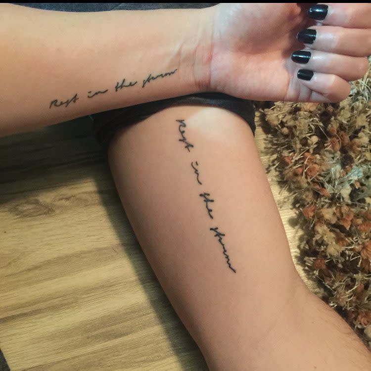 Amy Duggar Dillon King Tattoo