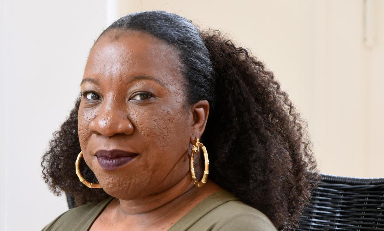 <span>Tarana Burke spoke with some of Weinstein’s accusers after the surprise overturning of his verdict on Thursday.</span><span>Photograph: Steve Ruark/AP</span>