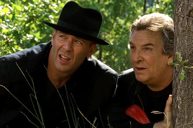 Con Danny Aiello en la excelente (y olvidada) Hudson Hawk