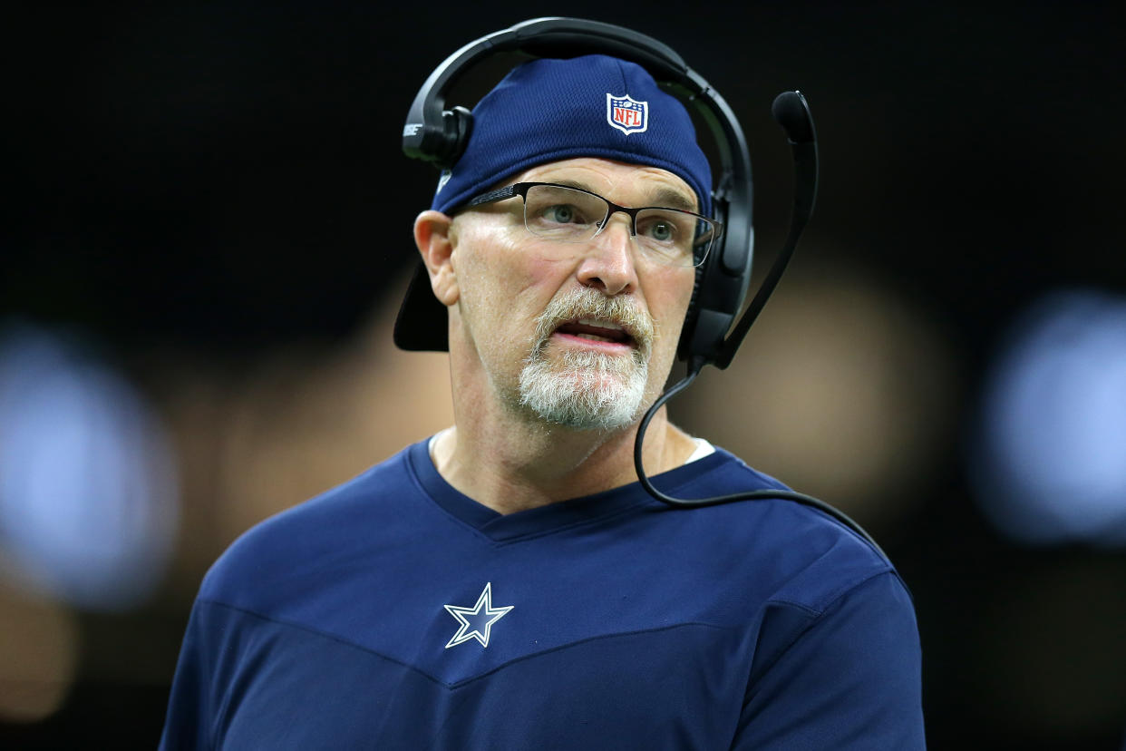 Cowboys defensive coordinator Dan Quinn will return to the team next season. (Photo by Jonathan Bachman/Getty Images)