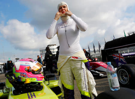 Motorsport - W Series - Hockenheim, Germany - May 3, 2019 Britain's Alice Powell during practice REUTERS/Kai Pfaffenbach