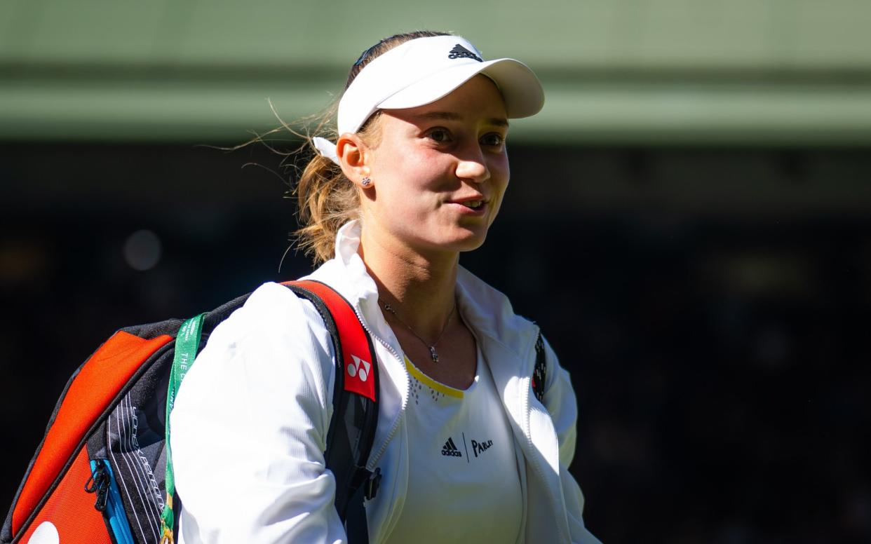 Moscow-born Elena Rybakina - Wimbledon warned Royal Family face 'congratulating someone from Russia' - GETTY IMAGES