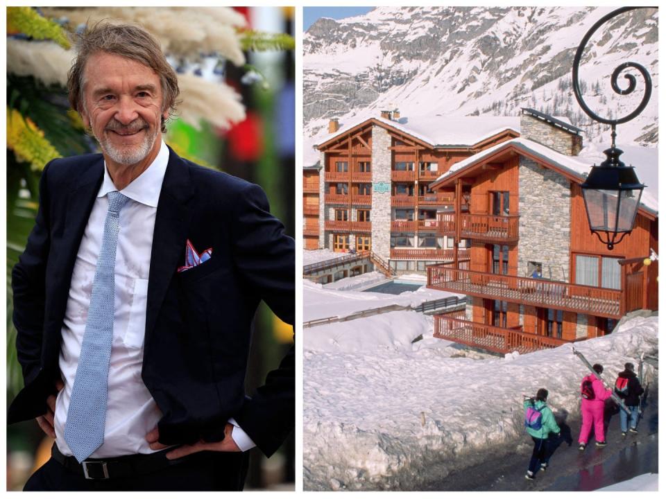 Sir Jim Ratcliffe and Courchevel, France.