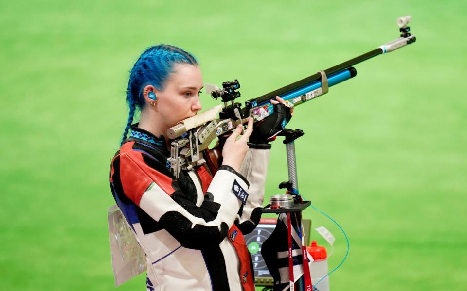 womens shooting rifle live tokyo olympics 2020 seonaid mcintosh - PA