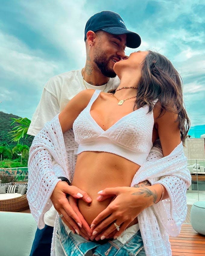 Neymar y Bruna Biancardi anuncian que esperan su primer hijo en común