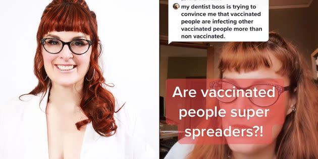 Katrine Wallace is a Chicago epidemiologist who is also a TikTok influencer debunking myths about COVID-19 and the vaccine. (Photo: Katrine Wallace/TikTok)