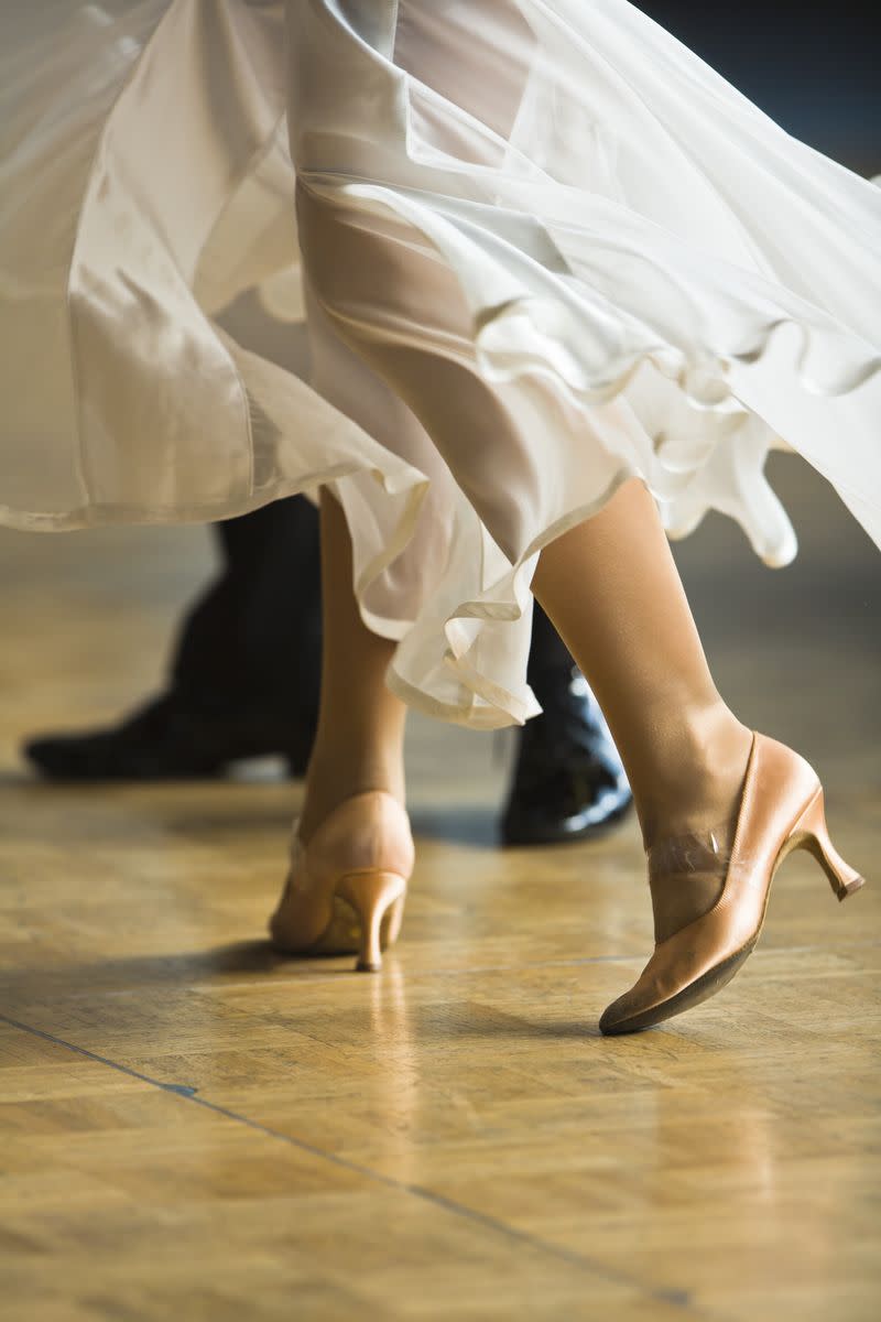 <p> Sign up for an hour of dancing lessons where both of you are beginners. Even if your partner has two left feet, the act of learning a skill will bond you closer together. Stay for the all-couple dance session afterward once you&apos;re starting to get the hang of it, or retire elsewhere for a bite to eat. </p>