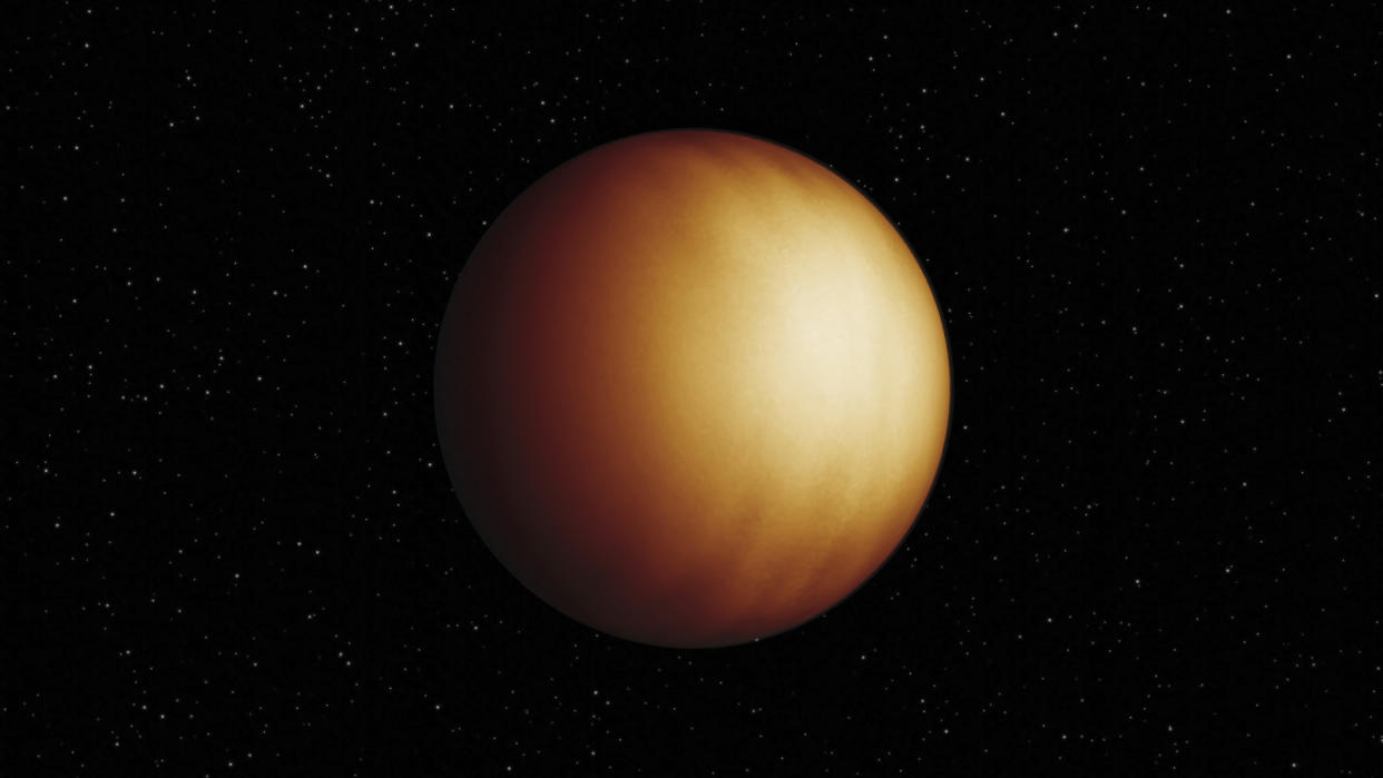  An artist's impression of the super hot exoplanet WASP-18 b 