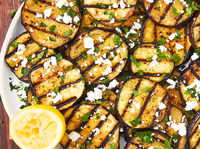 Mediterranean Grilled Eggplant