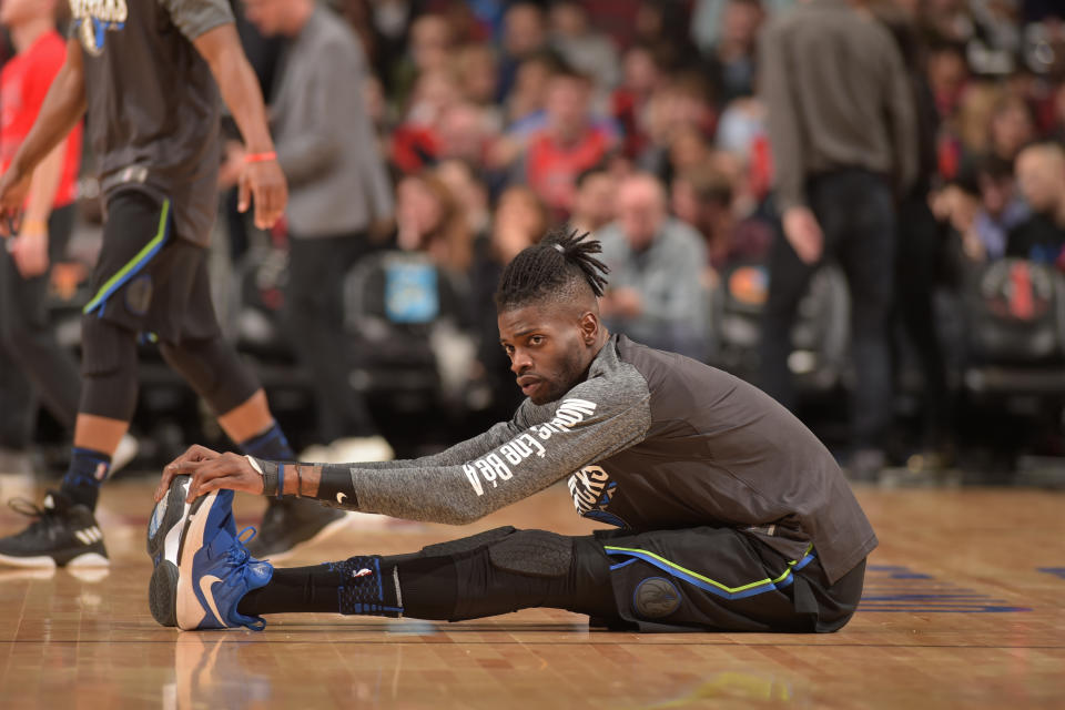 Nerlens Noel will spend the rest of the Mavericks’ season sitting. (Getty)