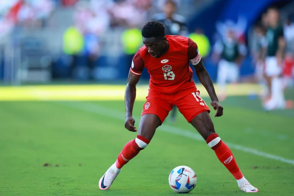 Alphonso Davies has entered the last year of his contract. (Photo by Hector Vivas/Getty Images)