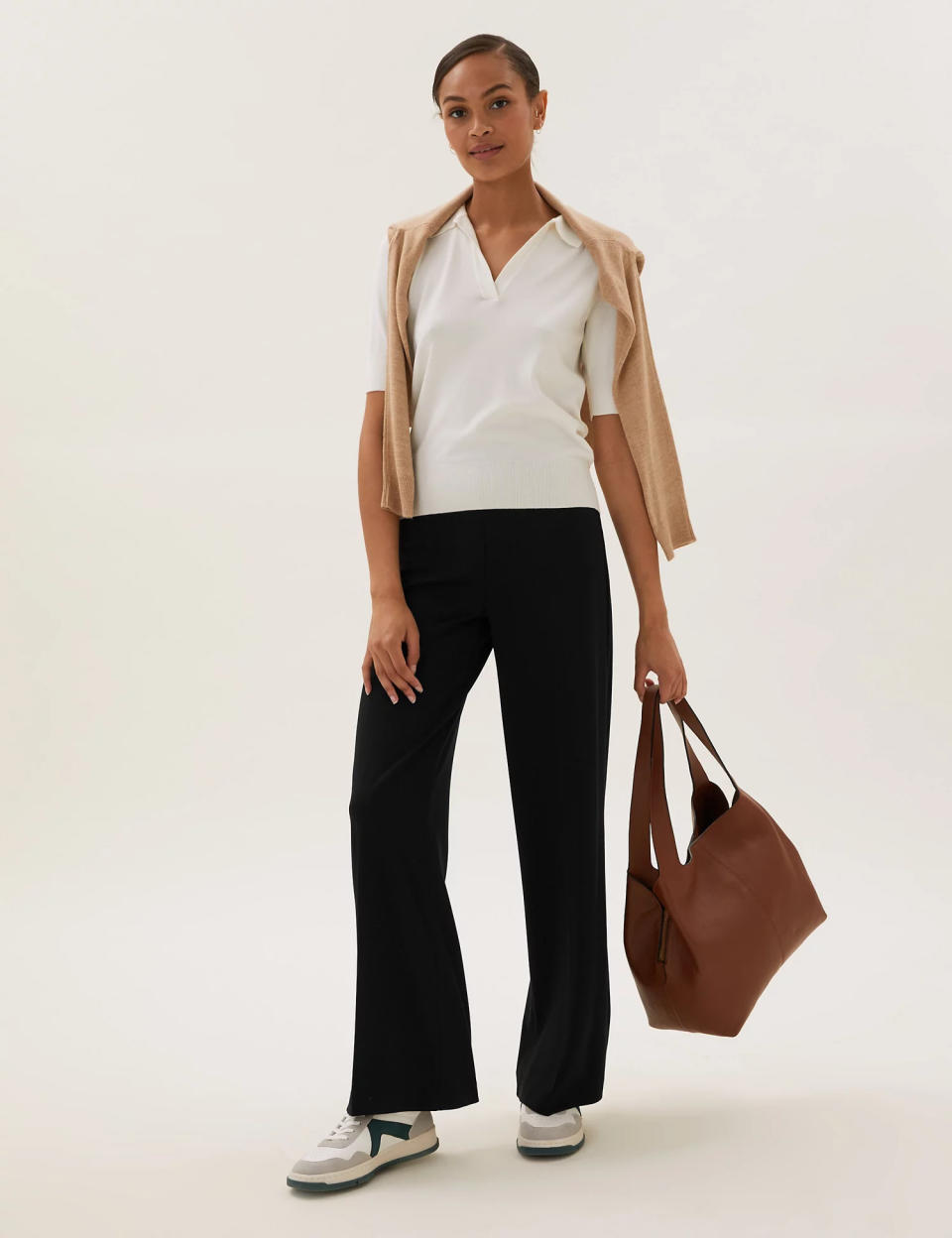 Affordable, versatile and universally flattering - these trousers are the dream. (M&amp;S)