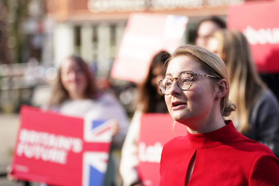 Gen Kitchen said she cut short her honeymoon to begin campaigning for the by-election. (PA)