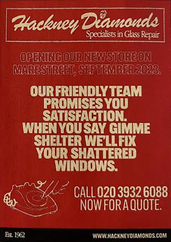 <p>Hackney Gazette </p> Hackney Diamonds advert