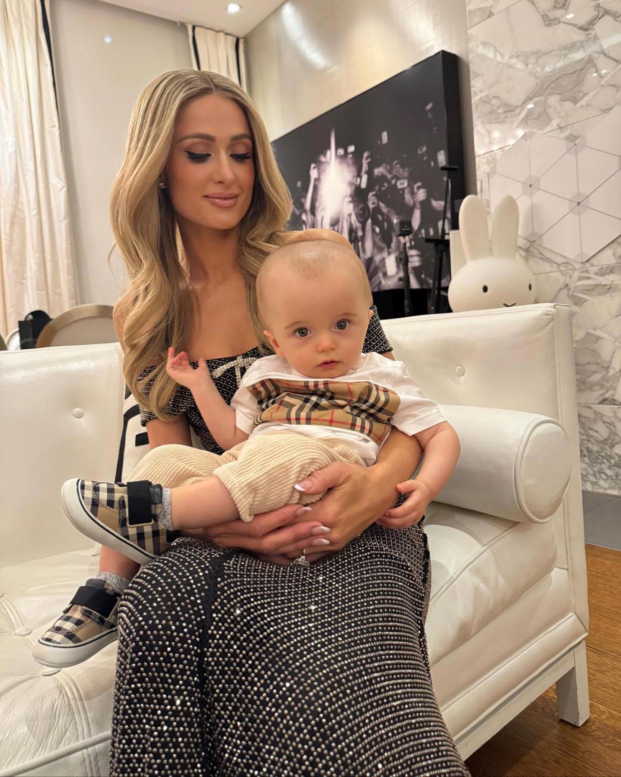 Paris Hilton Slams Criticism of Her ‘Perfectly Healthy’ Baby’s Head