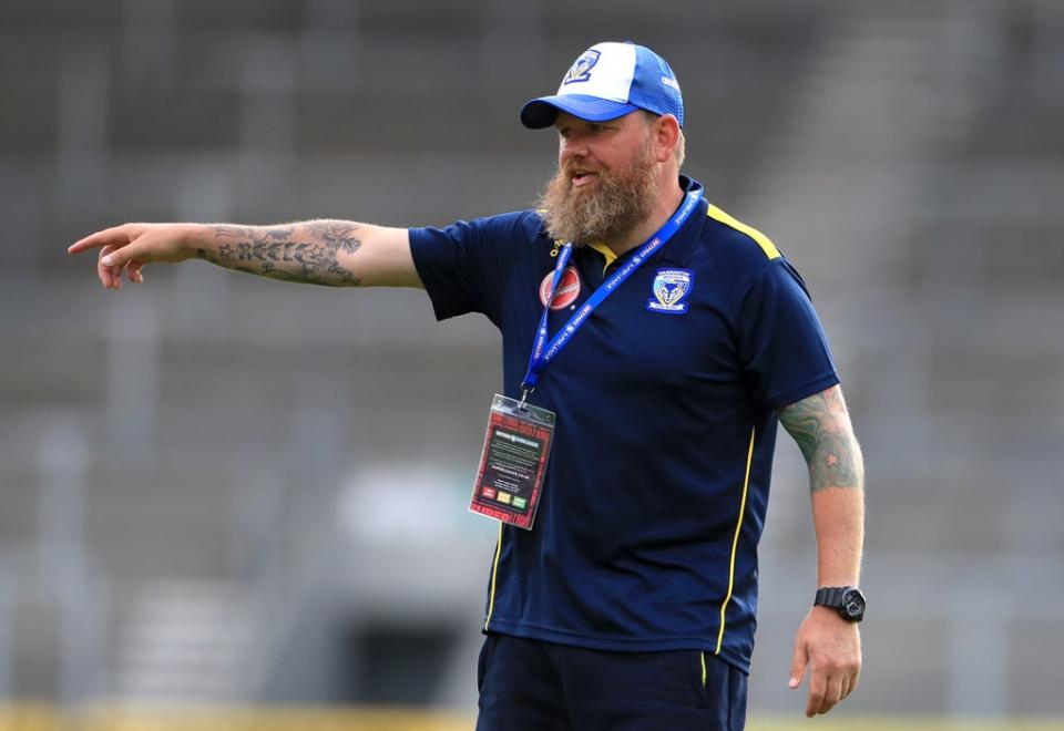 Former Warrington player and assistant coach Lee Briers has joined the backroom team at Wigan (PA Images/Mike Egerton) (PA Wire)