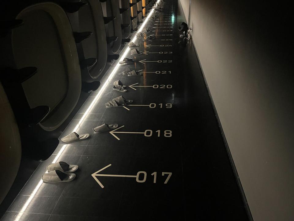 Nine Hours Capsule Hotel at the Narita Airport in Japan, Monica Humphries, “I spent $60 for a capsule stay in Tokyo’s airport to be steps away from my terminal.”