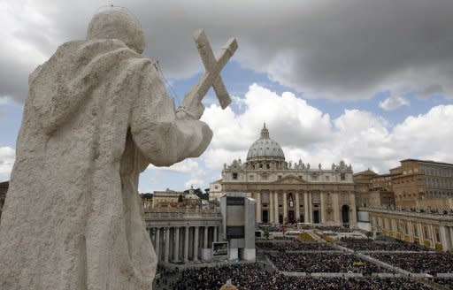 A crowd gathers in St Peter's Square in the Vatican for Easter mass. The Catholic Church could have avoided much of the scandal that currently surrounds it if women had been in positions of power, says a feminist insider in the Church