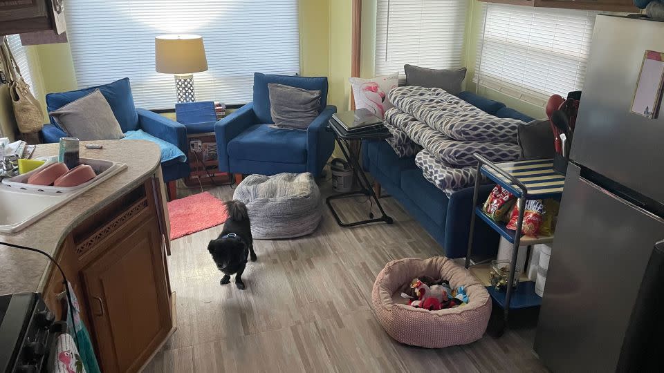 Inside Alice Rivera's home after she prepped for Hurricane Idalia. - Courtesy Alice Rivera