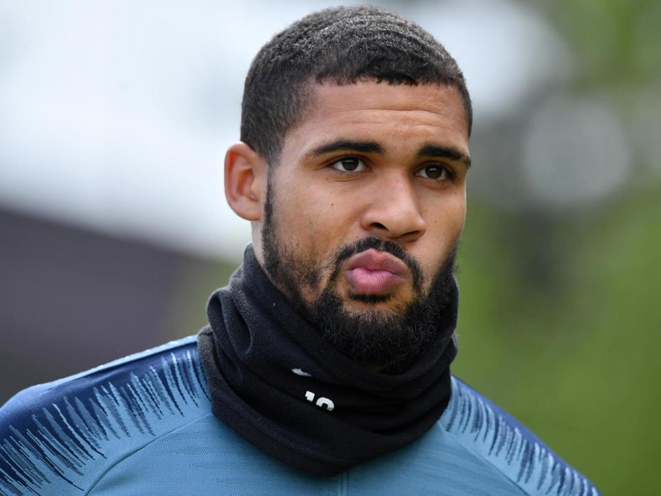 Chelsea's Ruben Loftus-Cheek arrives to attend a training session: AFP via Getty Images