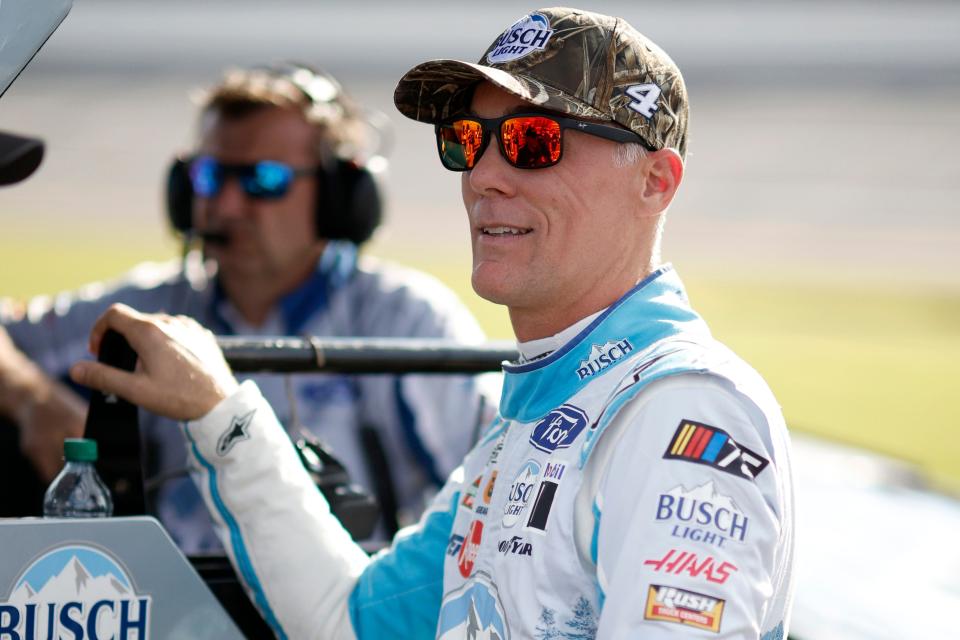 Kevin Harvick missed winning at Talladega on Sunday by 0.012 seconds, and then was disqualified for having loose windshield fasteners.