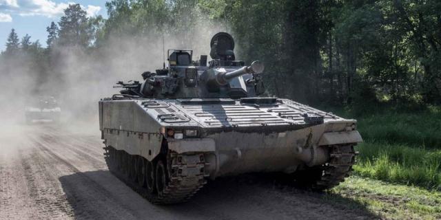 Swedish vehicles in Ukraine. The Camouflage that makes them