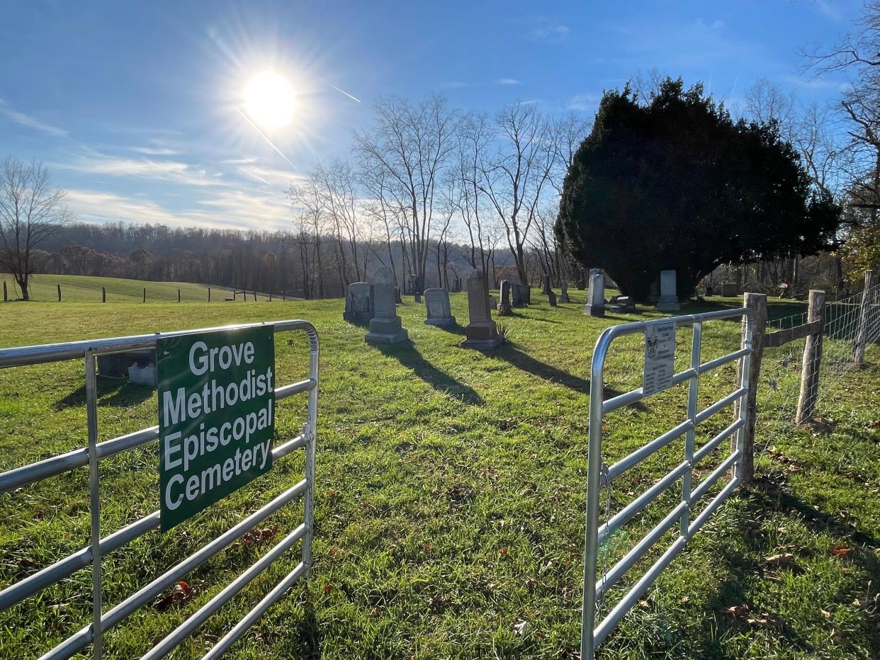 The Grove Methodist Episcopal Cemetery in Perry Township had become shabby until it was recently restored as part of an Eagle Scout project.