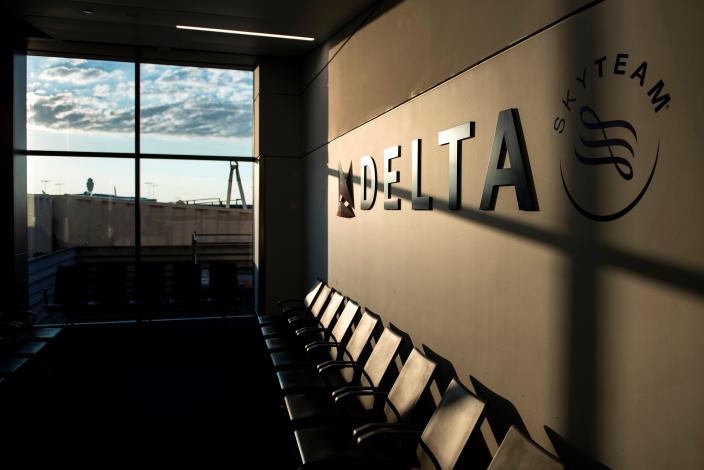 A Delta Air Lines gate is seen at Hartsfield-Jackson Atlanta International Airport in this file photo.