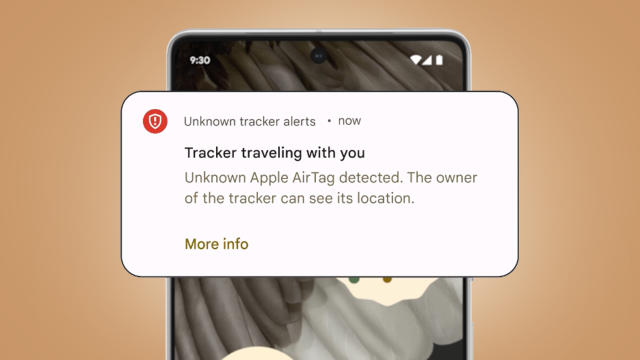 Google rolls out unknown Apple AirTag tracker alerts for Android